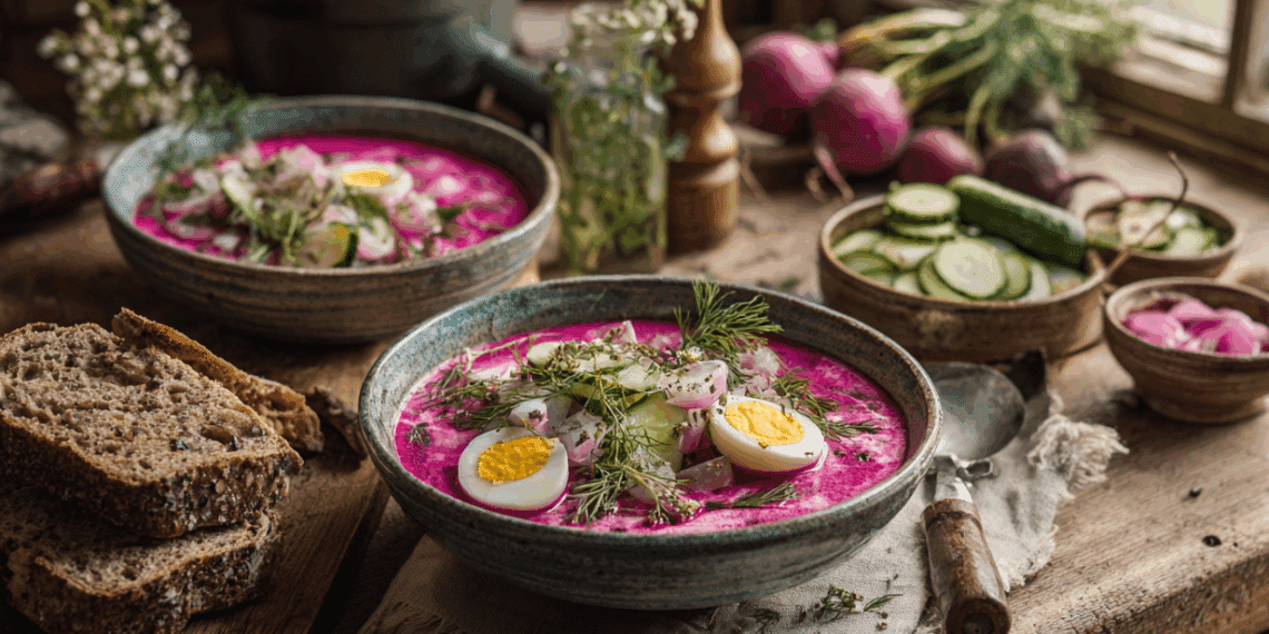 Lithuanian Beetroot And Kefir Salad