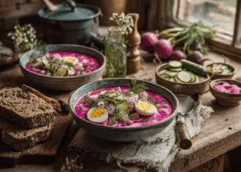 Lithuanian Beetroot And Kefir Salad