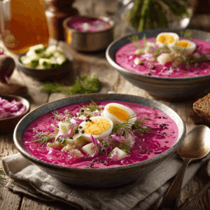 Lithuanian Beetroot And Kefir Salad