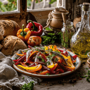 Mediterranean Roasted Peppers With Anchovies: A Catalan Delight - Thefoodiebunch