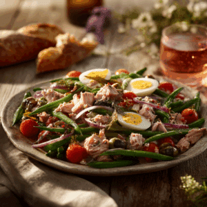 Sun-Kissed Basque Tuna And Green Bean Salad - Thefoodiebunch