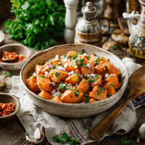 Smoky Balkan Ajvar Potato Salad Bursting With Flavor - Thefoodiebunch