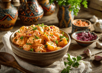 Smoky Balkan Ajvar Potato Salad Bursting With Flavor
