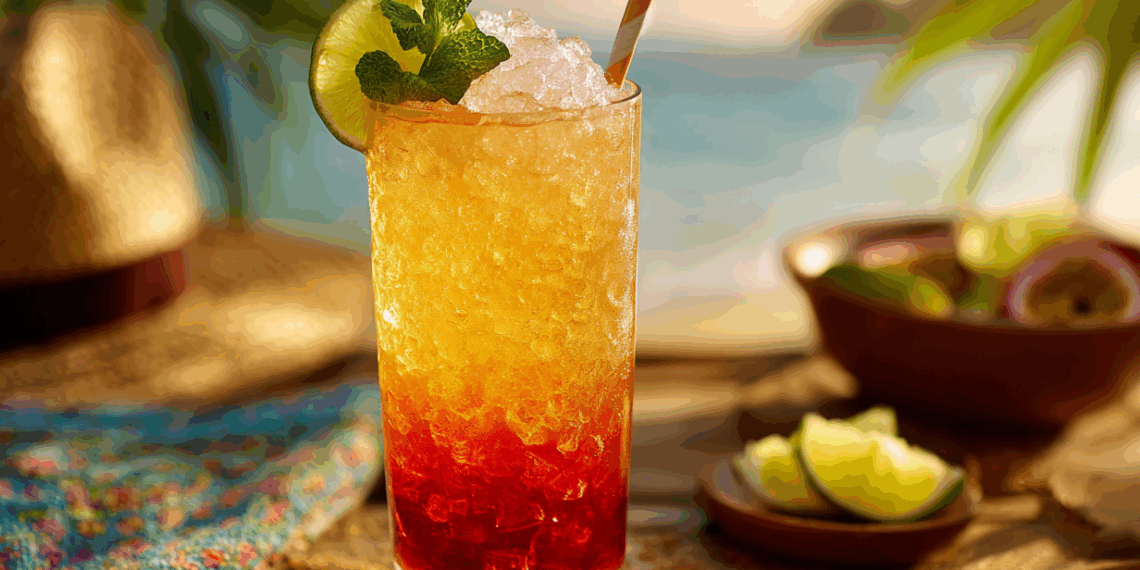Tropical Fort Lauderdale Sunset Cocktail: A Beachy Escape