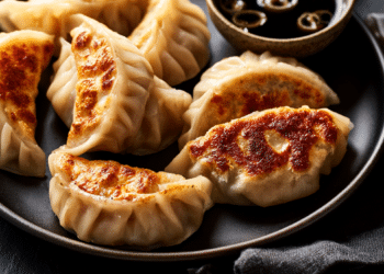 Crispy Pork &Amp; Water Chestnut Dumplings (Potstickers)