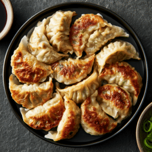 Crispy Pork And Water Chestnut Dumplings Delight - Thefoodiebunch Crispy Pork &Amp; Water Chestnut Dumplings (Potstickers)