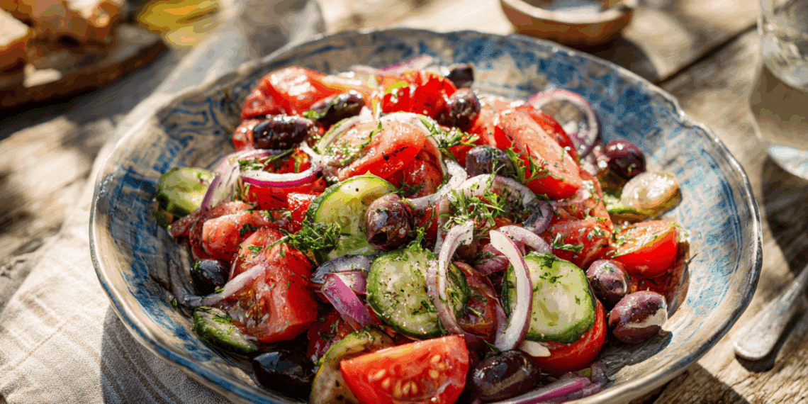 Mediterranean Delight: Croatian Black Olive And Tomato Salad - Thefoodiebunch Mediterranean Delight: Croatian Black Olive And Tomato Salad