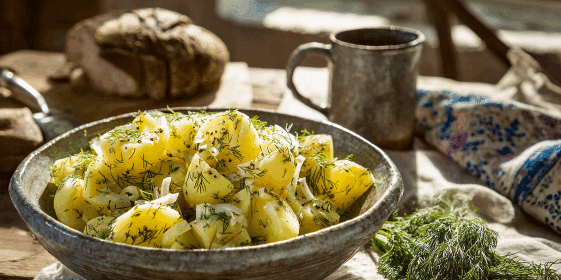 Czech Dill And Vinegar Potato Salad