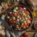 Serbian Ajvar And Feta Salad
