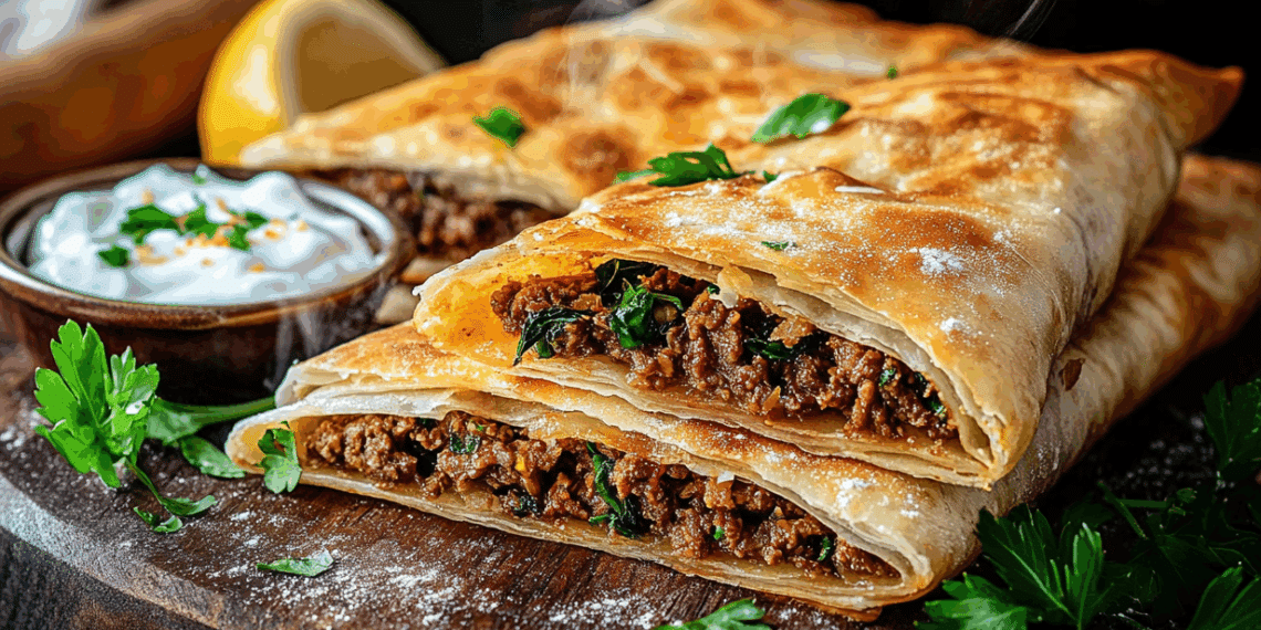 Lamb Mince Gozleme