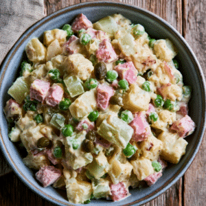 Huzarensalade Classic Dutch Potato Salad Recipe