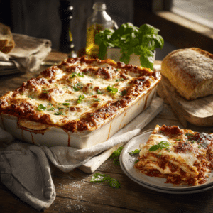 Classic Homemade Lasagna With Rich Meat Sauce - Thefoodiebunch Easy Homemade Lasagna