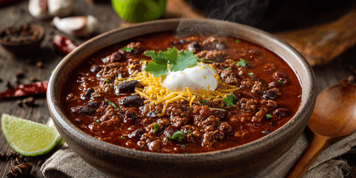 Smoky Beef &Amp; Black Bean Chili