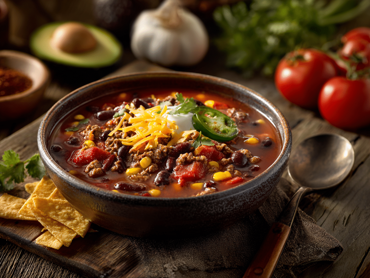 Hearty Southwest Taco Soup Bursting With Flavor - Thefoodiebunch Hearty Taco Soup