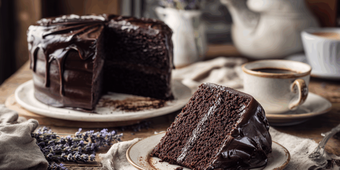 Decadent Dark Chocolate Cake