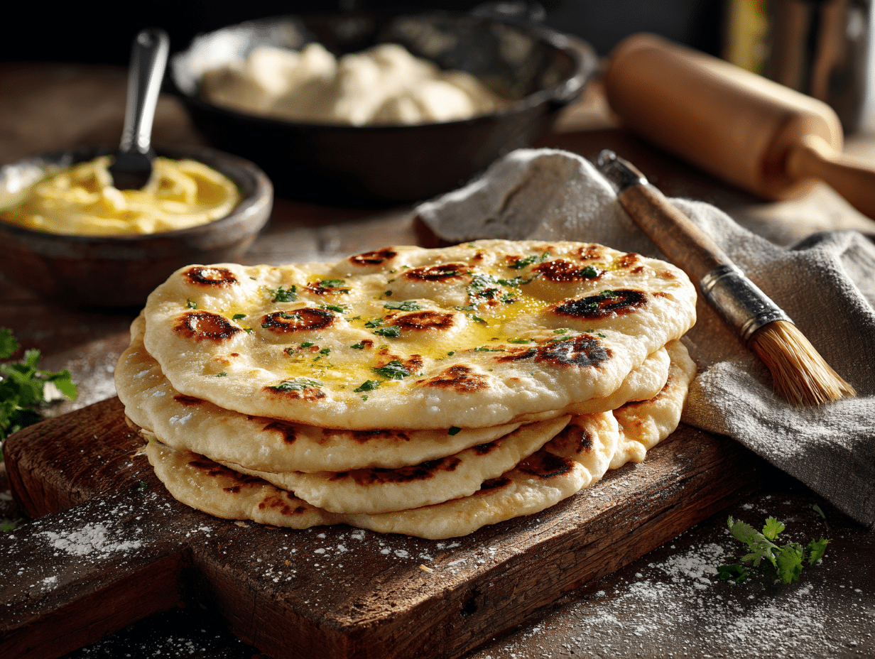 Authentic Homemade Naan Bread Straight From Your Skillet