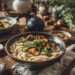 Creamy Miso Udon Noodles With Shiitake And Scallions