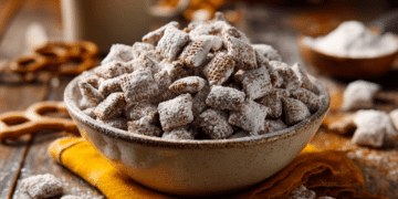 Irresistible Puppy Chow Chex Mix: A Nostalgic Sweet Treat - Thefoodiebunch Classic Puppy Chow Chex Mix