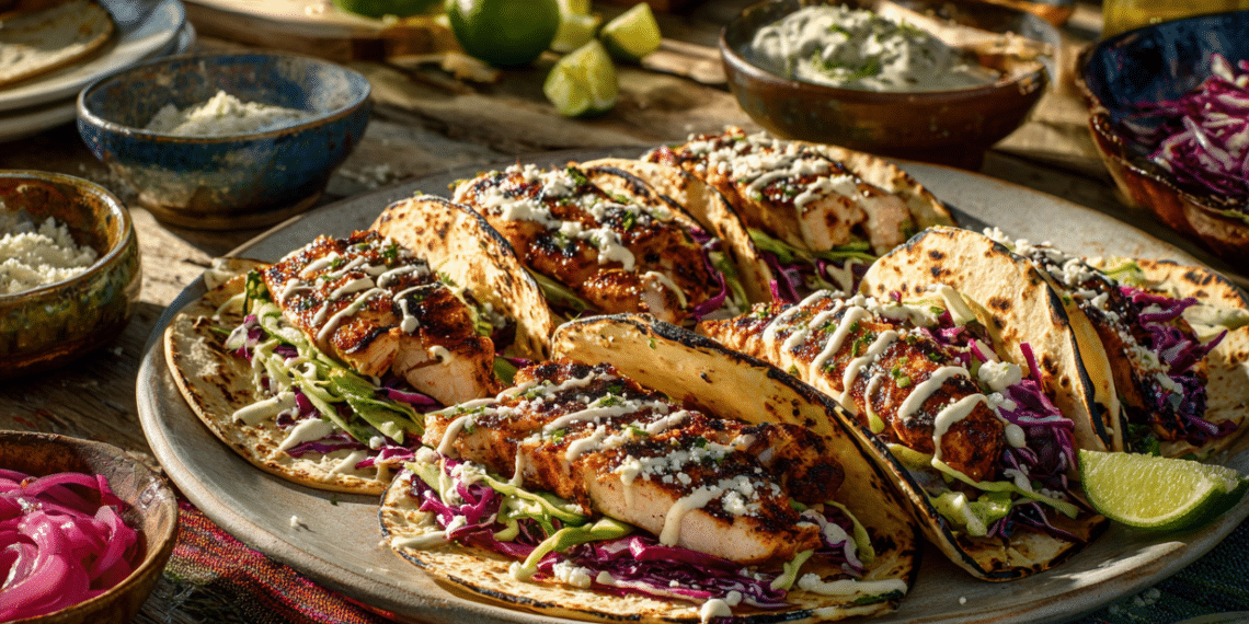 Zesty Grilled Chicken Tacos