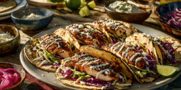 Sizzling Street-Style Grilled Chicken Tacos With Bold Flavors - Thefoodiebunch Zesty Grilled Chicken Tacos