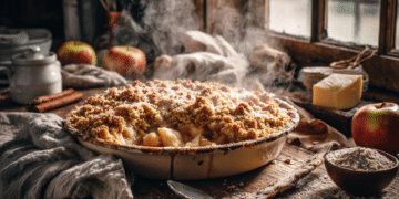 Warm And Comforting Classic Apple Crumble Delight - Thefoodiebunch Classic Apple Crumble