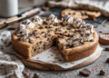 Indulgent Giant Chocolate Chip Cookie Cake For Celebrations - Thefoodiebunch Giant Chocolate Chip Cookie Cake