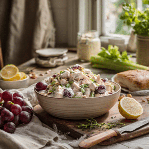 Creamy Chicken Salad With Grapes