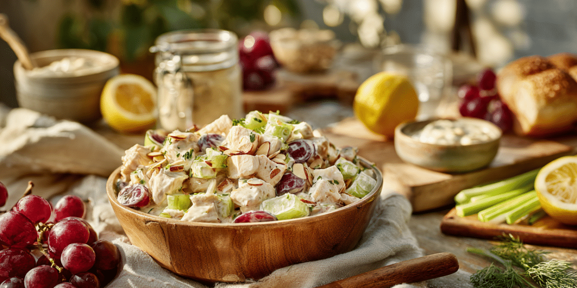 Creamy Chicken Salad With Grapes