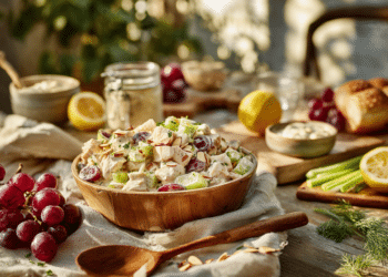 Creamy Chicken Salad With Grapes