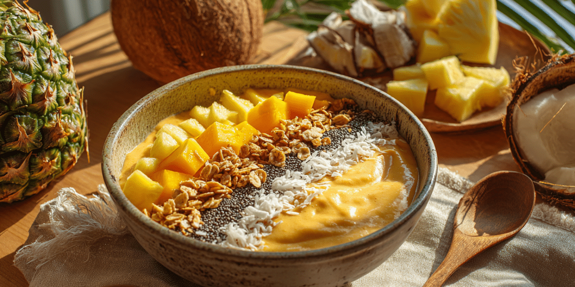 Tropical Sunrise Smoothie Bowl