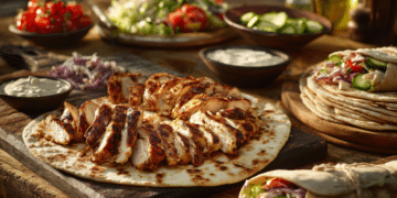Street Food Magic: Authentic Chicken Shawarma Delight - Thefoodiebunch Authentic Chicken Shawarma