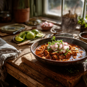Traditional Mexican Pozole Rojo