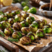 Crispy Roasted Brussels Sprouts With Balsamic Glaze