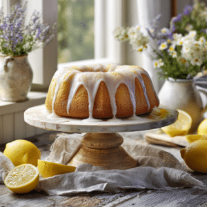 Classic Lemon Cake With Zesty Glaze