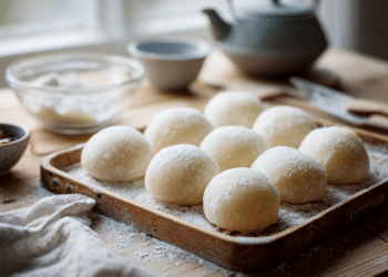 Classic Japanese Mochi (Sweet Glutinous Rice Cake)