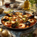Traditional Spanish Seafood Paella