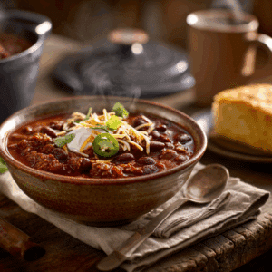 Smoky Beef And Bean Chili