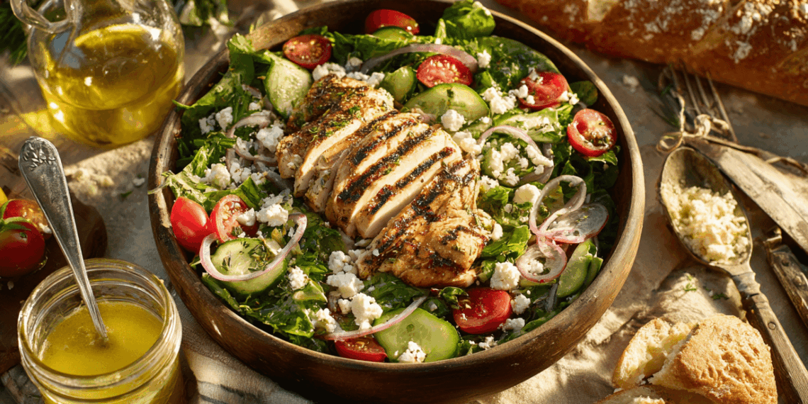 Herbed Grilled Chicken Salad With Lemon-Dijon Vinaigrette