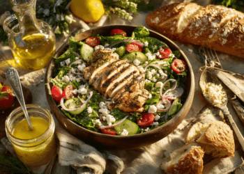 Herbed Grilled Chicken Salad With Lemon-Dijon Vinaigrette
