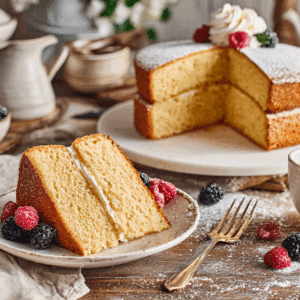Classic Vanilla Bean Butter Cake