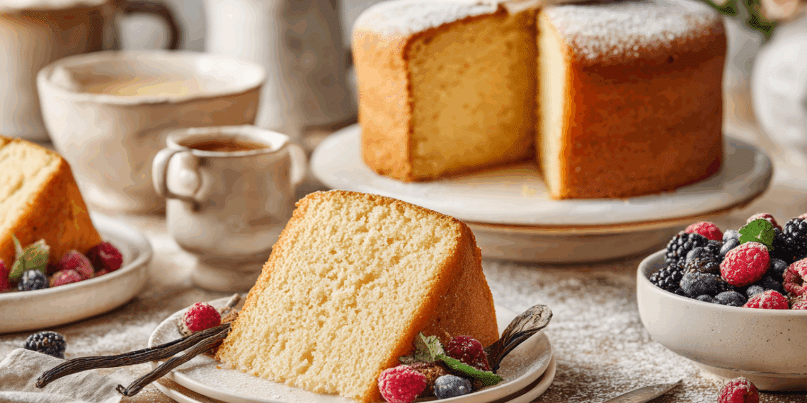 Classic Vanilla Bean Butter Cake