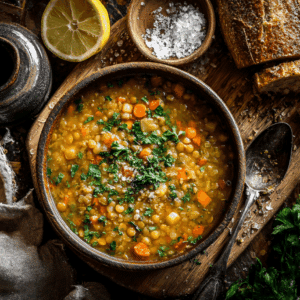 Hearty Mediterranean Lentil Soup