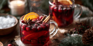 Festive Cranberry Orange Punch Warms Holiday Spirits - Thefoodiebunch Spiced Cranberry Orange Holiday Punch