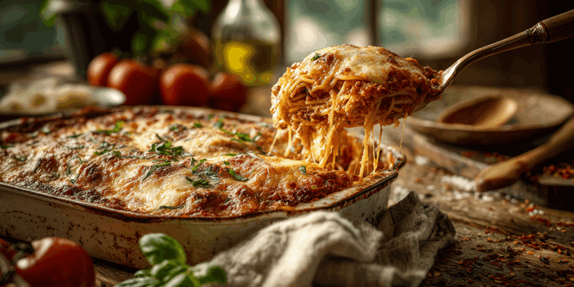 Baked Spaghetti With Herbed Tomato Ragu