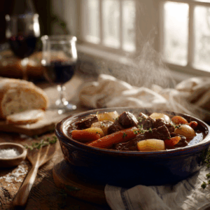 Hearty Red Wine Braised Beef Stew