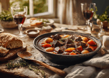 Hearty Red Wine Braised Beef Stew