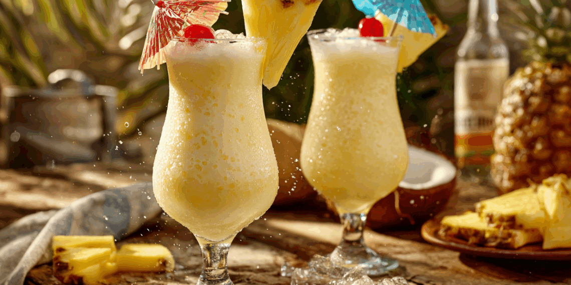 Tropical Bliss: Classic Piña Colada Perfected In Your Blender