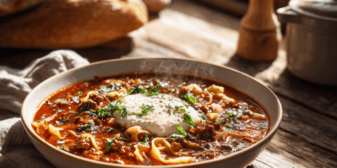 Rustic Lasagna Soup A Hearty Italian Comfort Dish