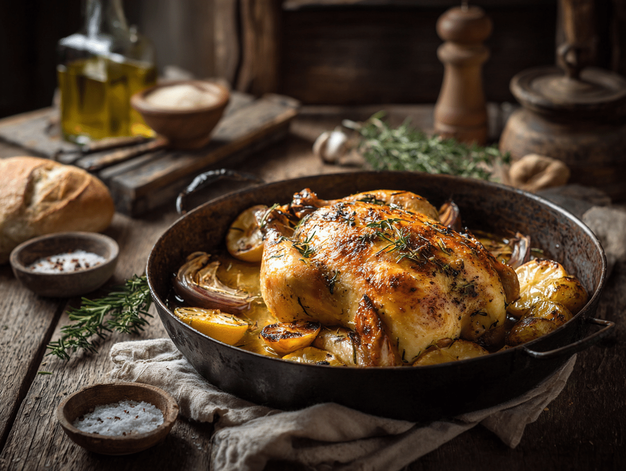 Mediterranean Lemon Herb Roasted Chicken Delight - Thefoodiebunch Mediterranean Lemon Herb Roasted Chicken Delight - Thefoodiebunch