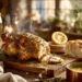 Rustic French Herb Roasted Chicken With Lemon Butter
